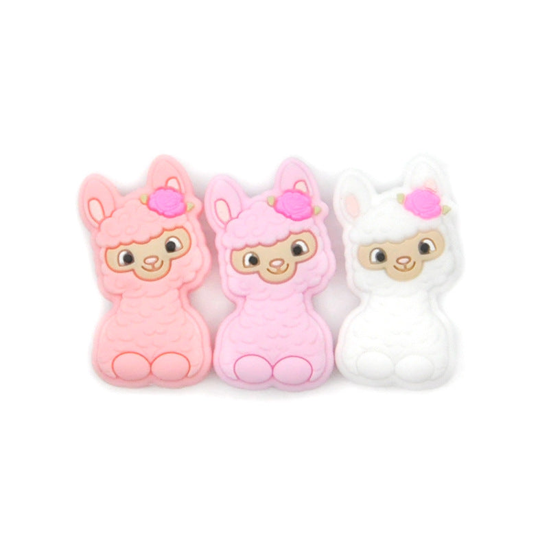 Cuentas de silicona de alpaca de 100 piezas al por mayor